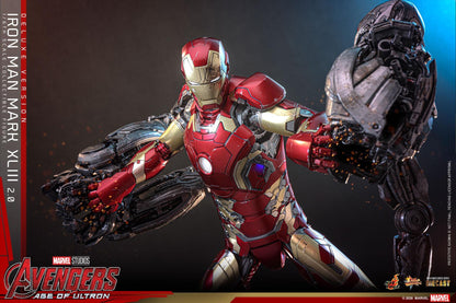 *PRE-ORDER Iron Man MK XLIII 2.0 (Deluxe) - Marvel Studios Hot Toys Exclusive Collectible 1/6 Scale Action Figure