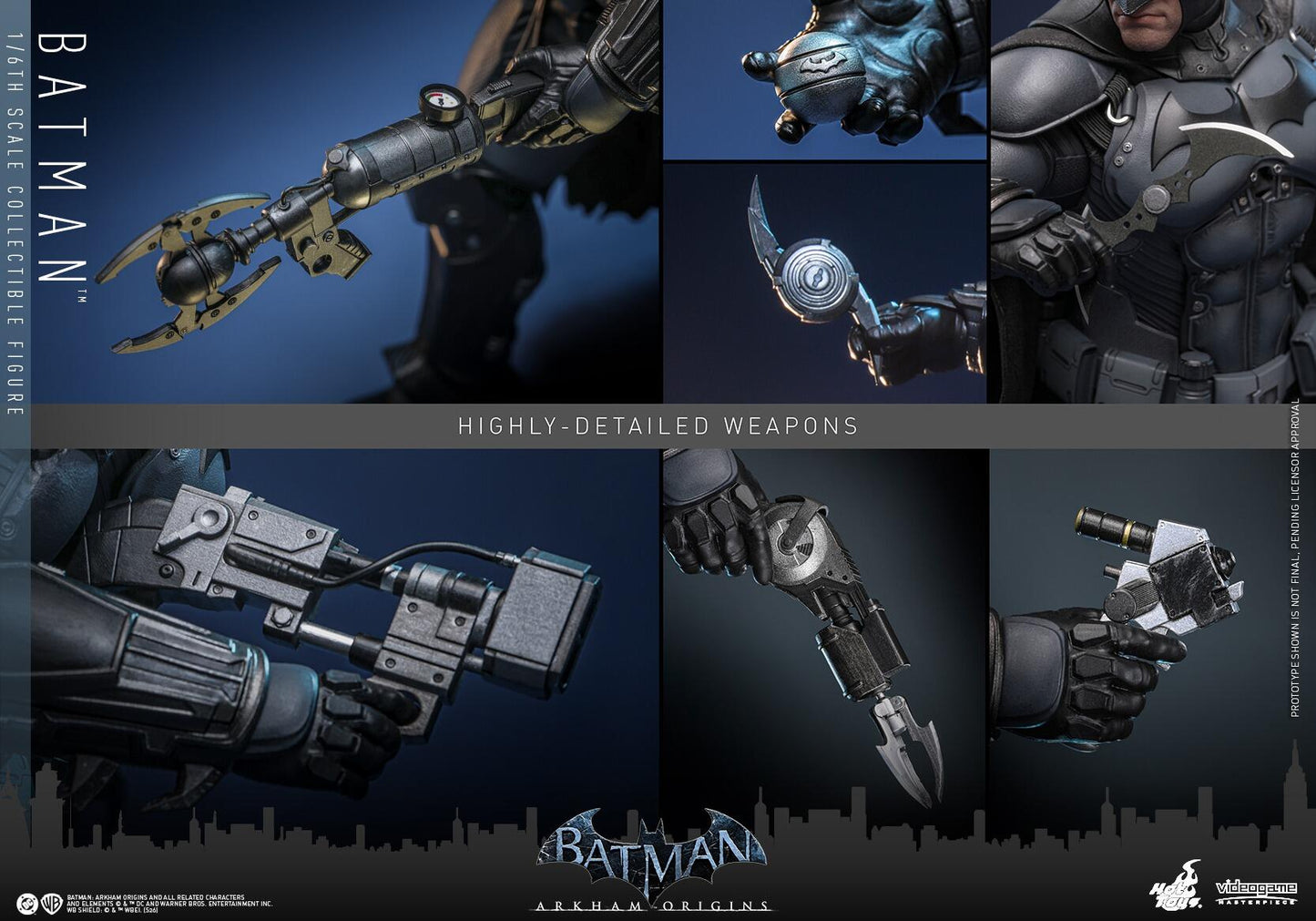 *PRE-ORDER Batman - DC Batman Arkham Origins Hot Toys Collectibles 1/6 Scale Action Figure