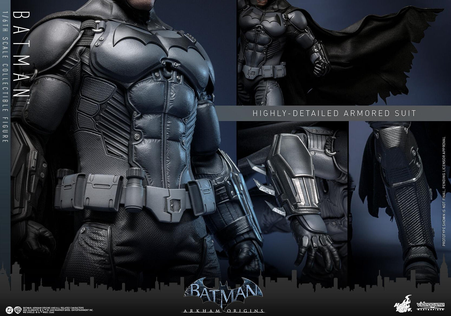 *PRE-ORDER Batman - DC Batman Arkham Origins Hot Toys Collectibles 1/6 Scale Action Figure