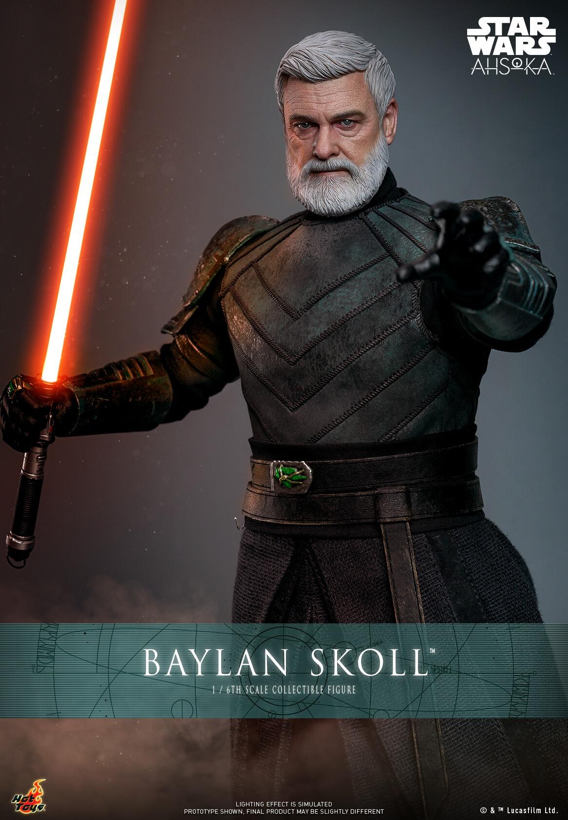 Baylan Skoll - Star Wars: Ahsoka Hot Toys Collectibles 1/6 Scale Action Figure