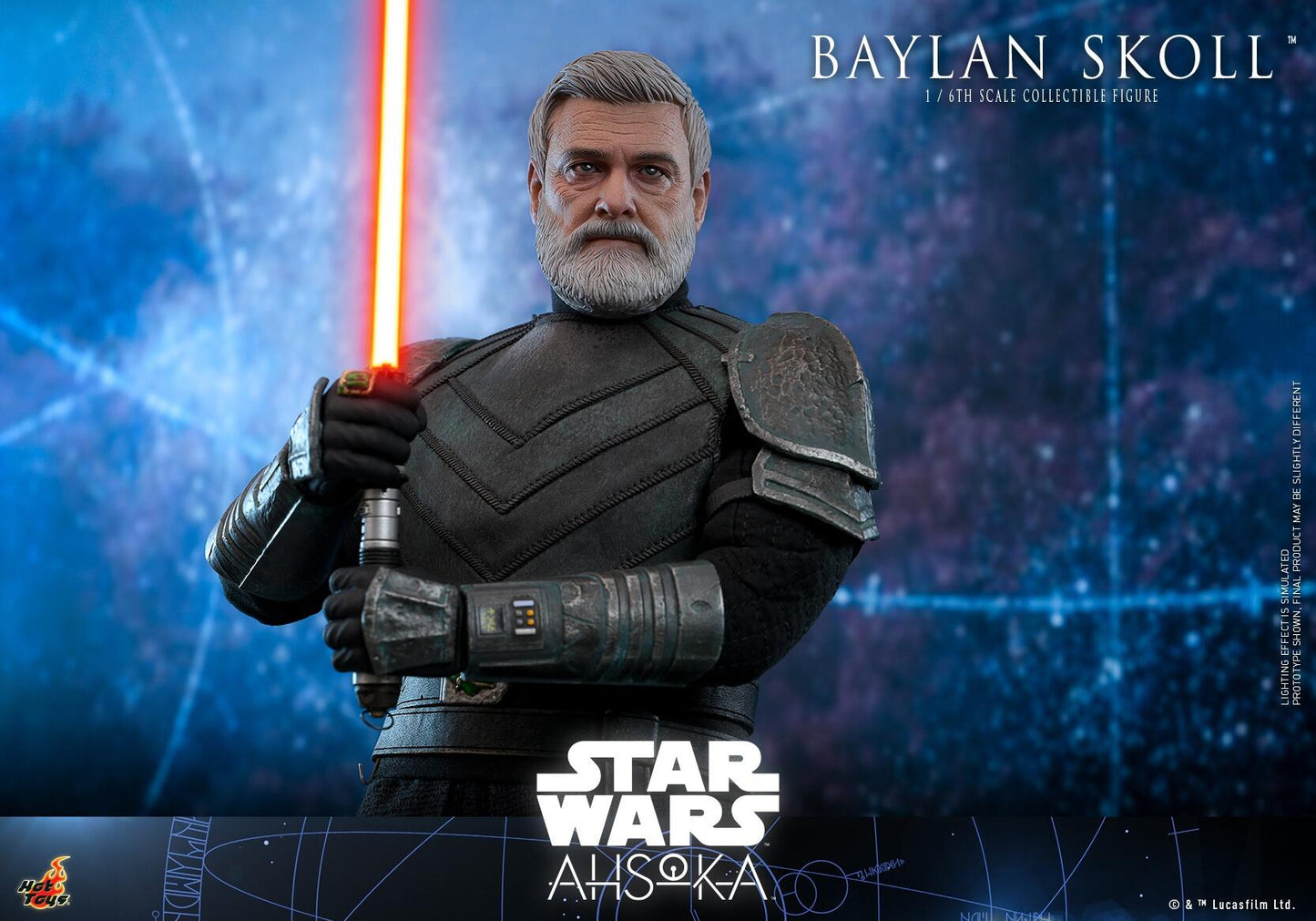 Baylan Skoll - Star Wars: Ahsoka Hot Toys Collectibles 1/6 Scale Action Figure