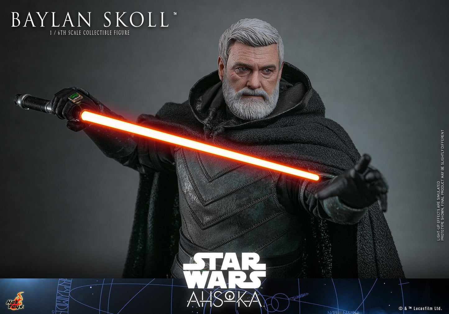 Baylan Skoll - Star Wars: Ahsoka Hot Toys Collectibles 1/6 Scale Action Figure