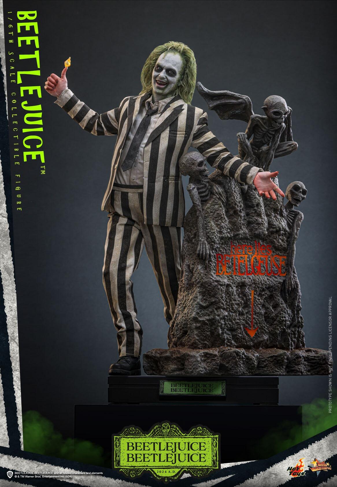 Beetlejuice - Beetlejuice, Beetlejuice Hot Toys Collectibles 1/6 Scale Action Figure