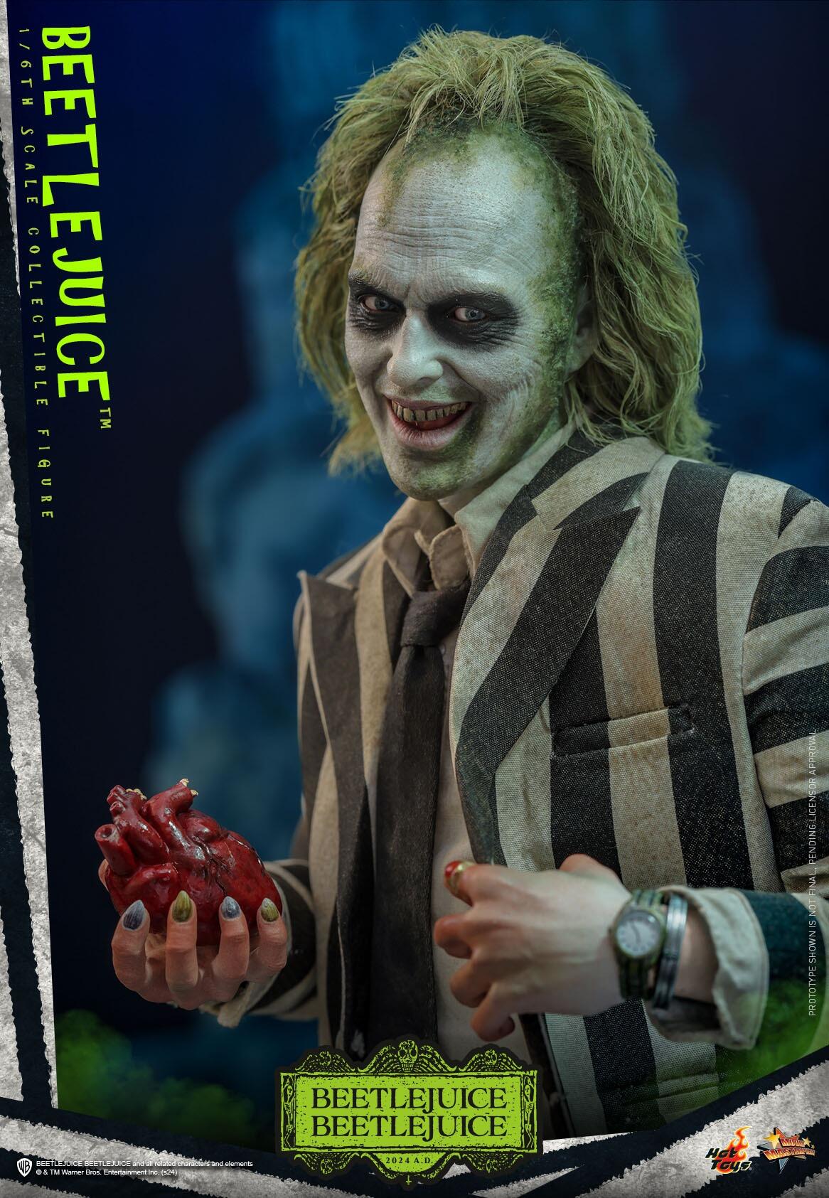 Beetlejuice - Beetlejuice, Beetlejuice Hot Toys Collectibles 1/6 Scale Action Figure