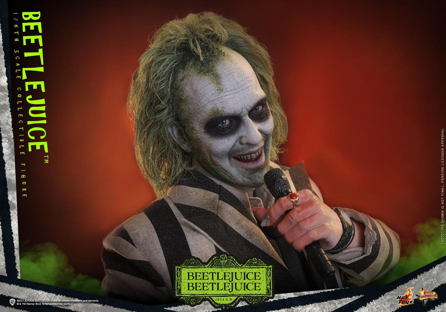 Beetlejuice - Beetlejuice, Beetlejuice Hot Toys Collectibles 1/6 Scale Action Figure