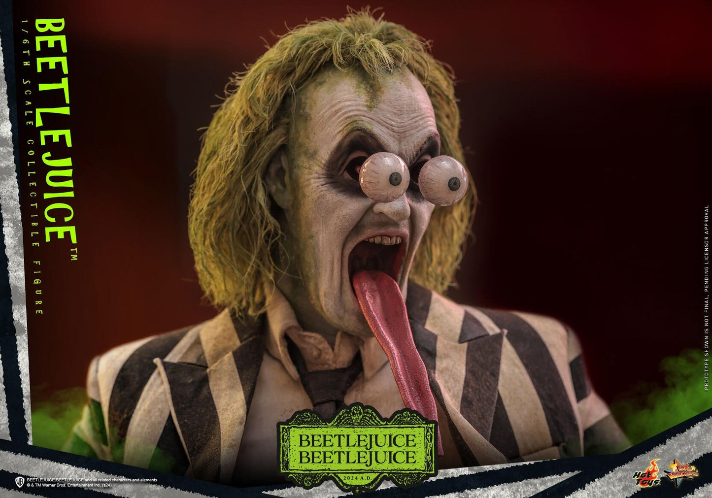 Beetlejuice - Beetlejuice, Beetlejuice Hot Toys Collectibles 1/6 Scale Action Figure