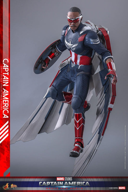 Captain America - Marvel Captain America: Brave New World Hot Toys Collectibles 1/6 Scale Action Figure