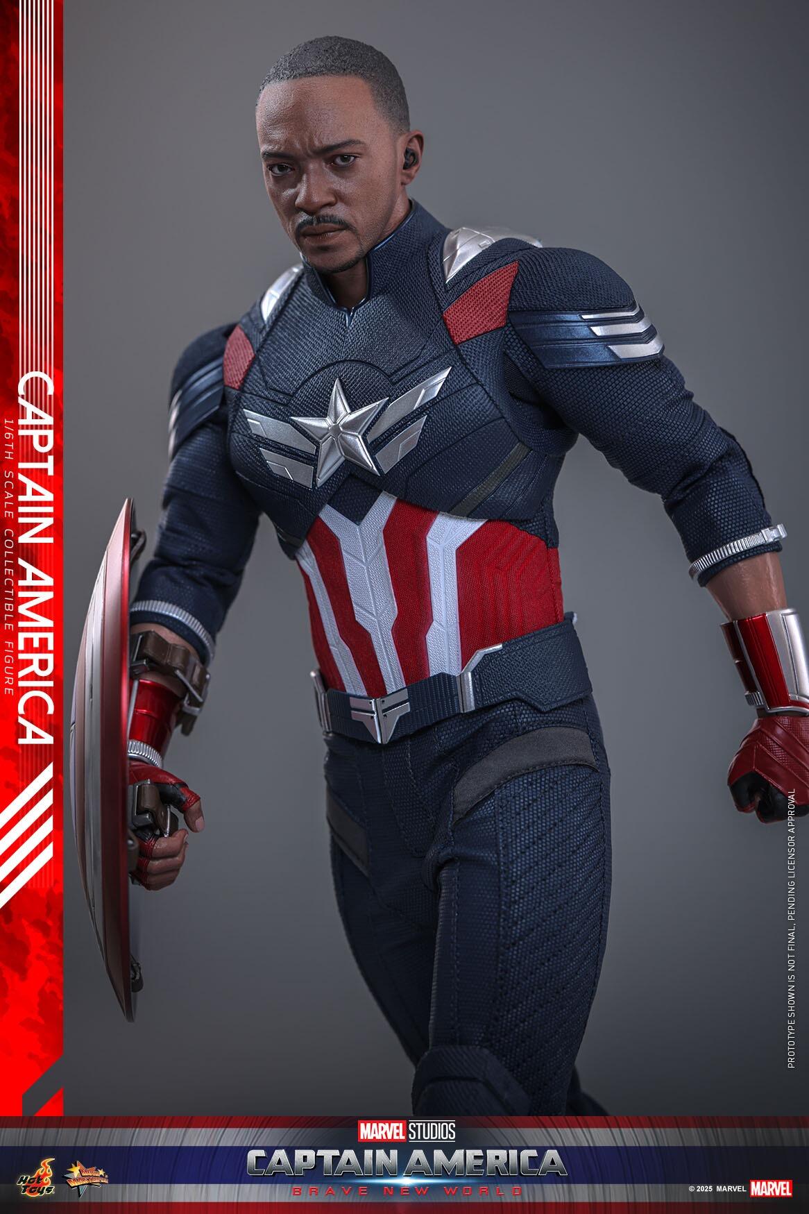 Captain America - Marvel Captain America: Brave New World Hot Toys Collectibles 1/6 Scale Action Figure