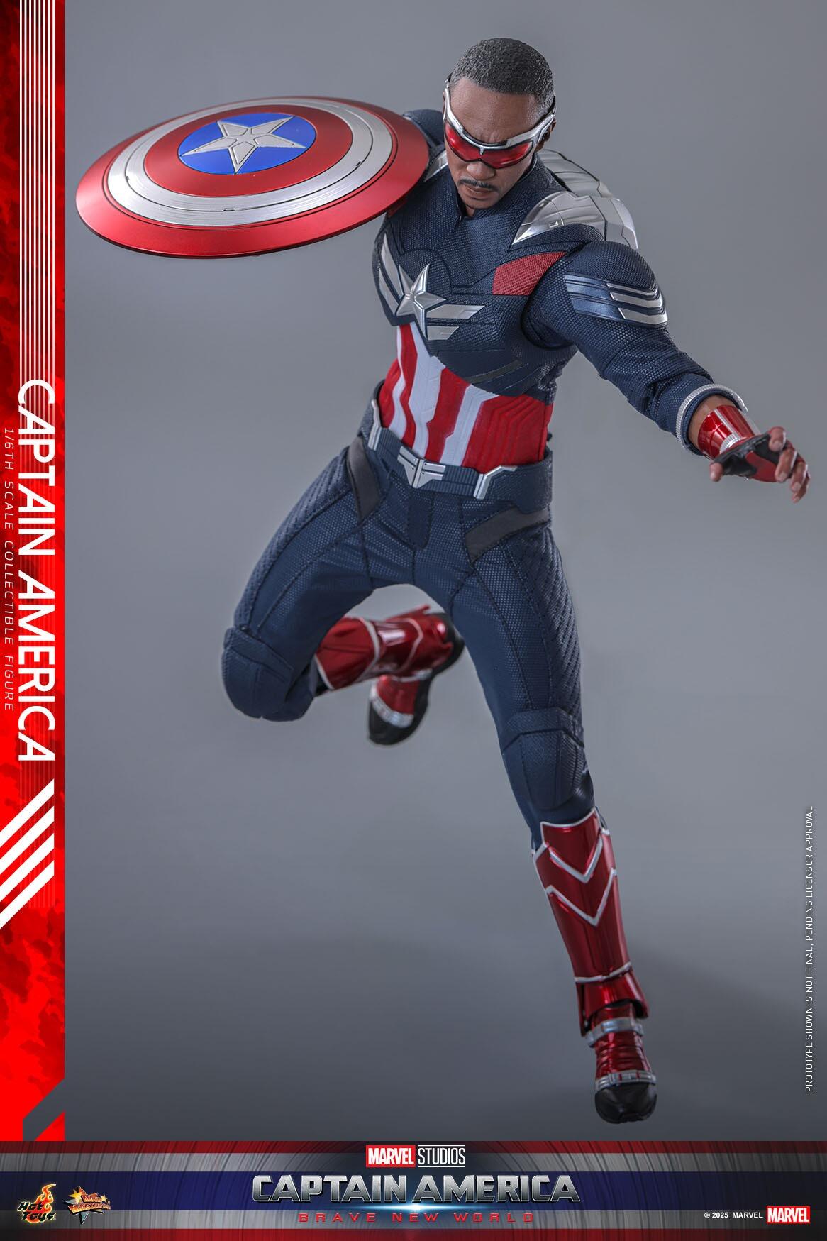 Captain America - Marvel Captain America: Brave New World Hot Toys Collectibles 1/6 Scale Action Figure