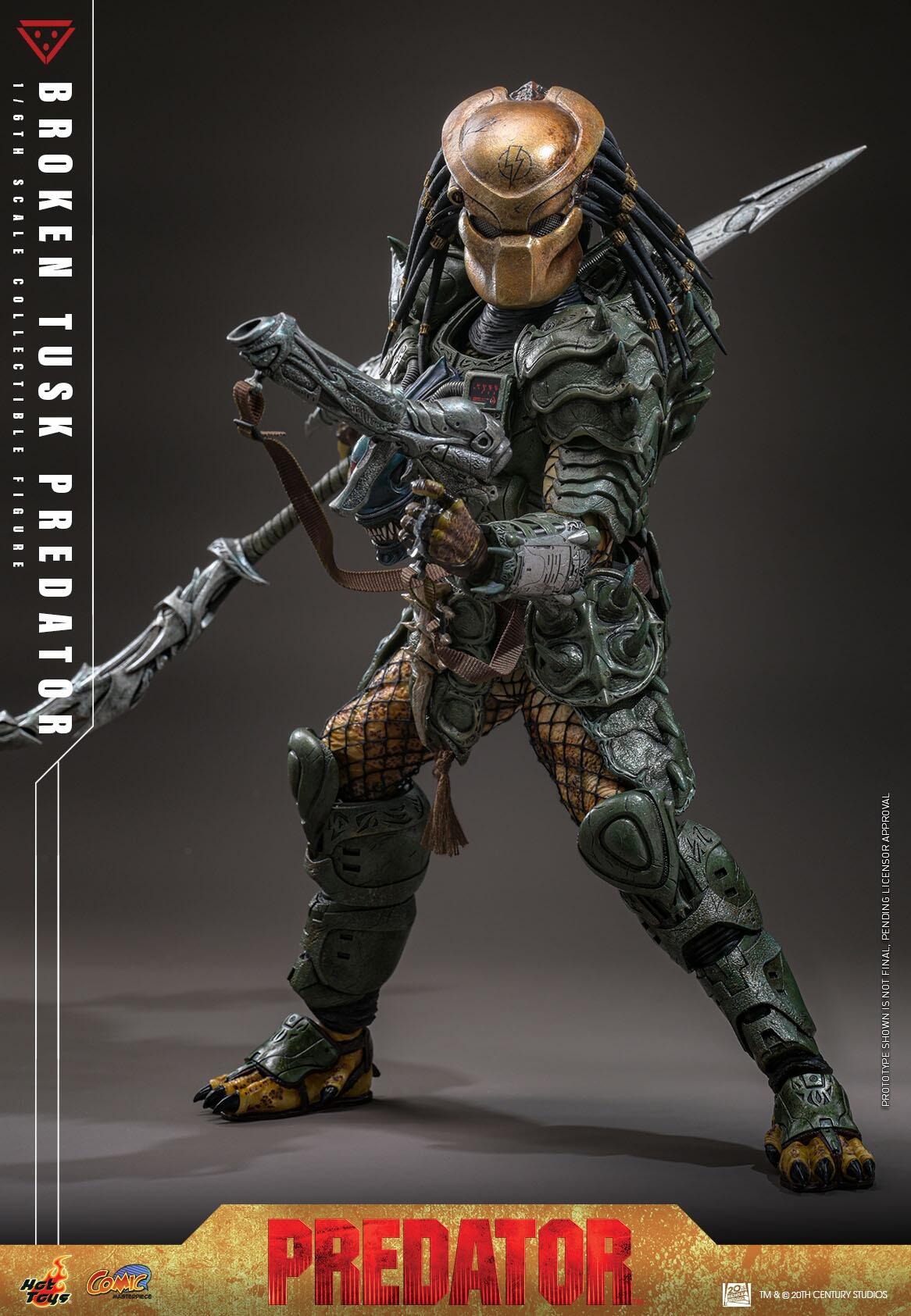 *PRE-ORDER Broken Tusk Predator - Aliens V Predator Hot Toys Collectibles 1/6 Scale Action Figure