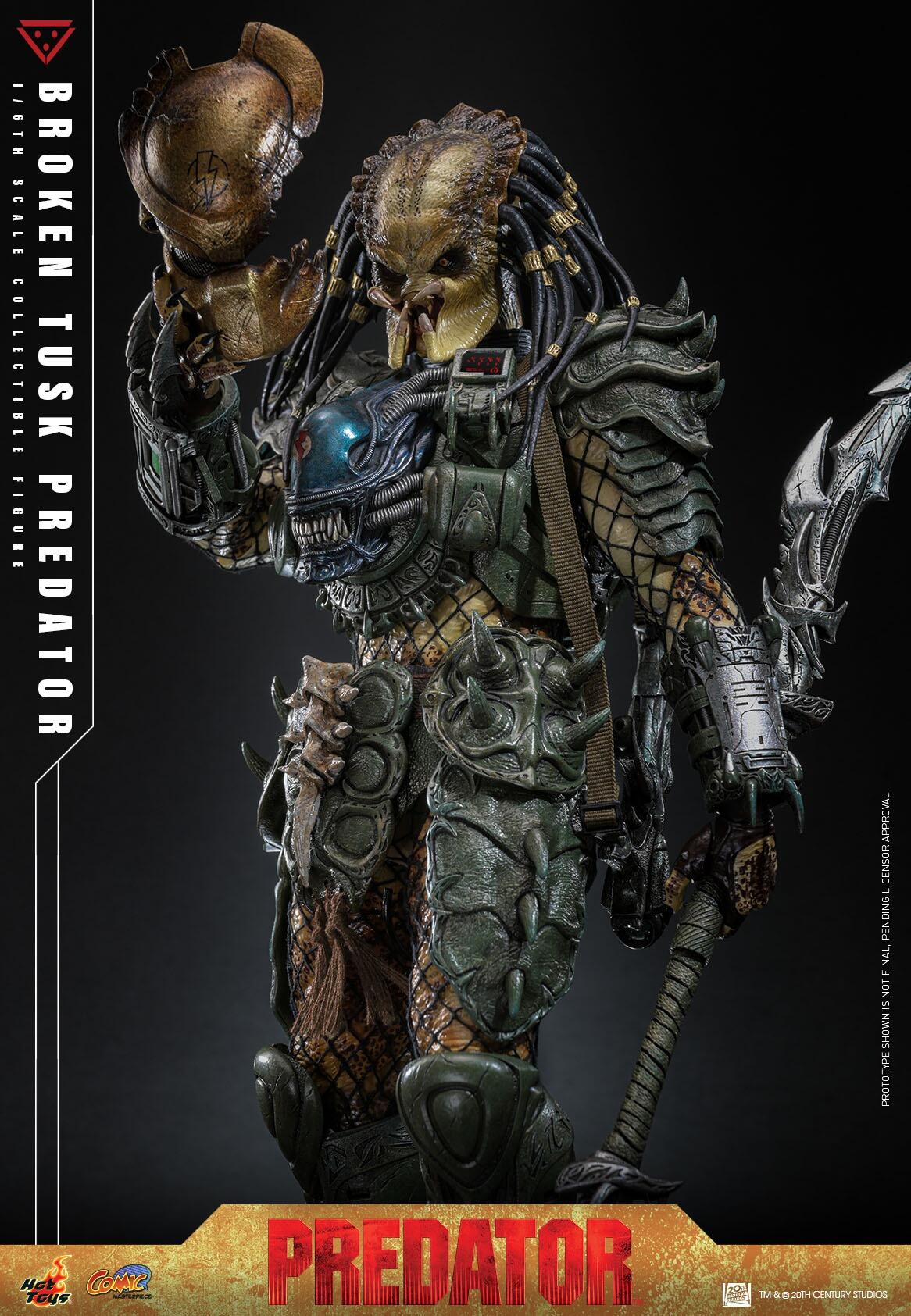 *PRE-ORDER Broken Tusk Predator - Aliens V Predator Hot Toys Collectibles 1/6 Scale Action Figure