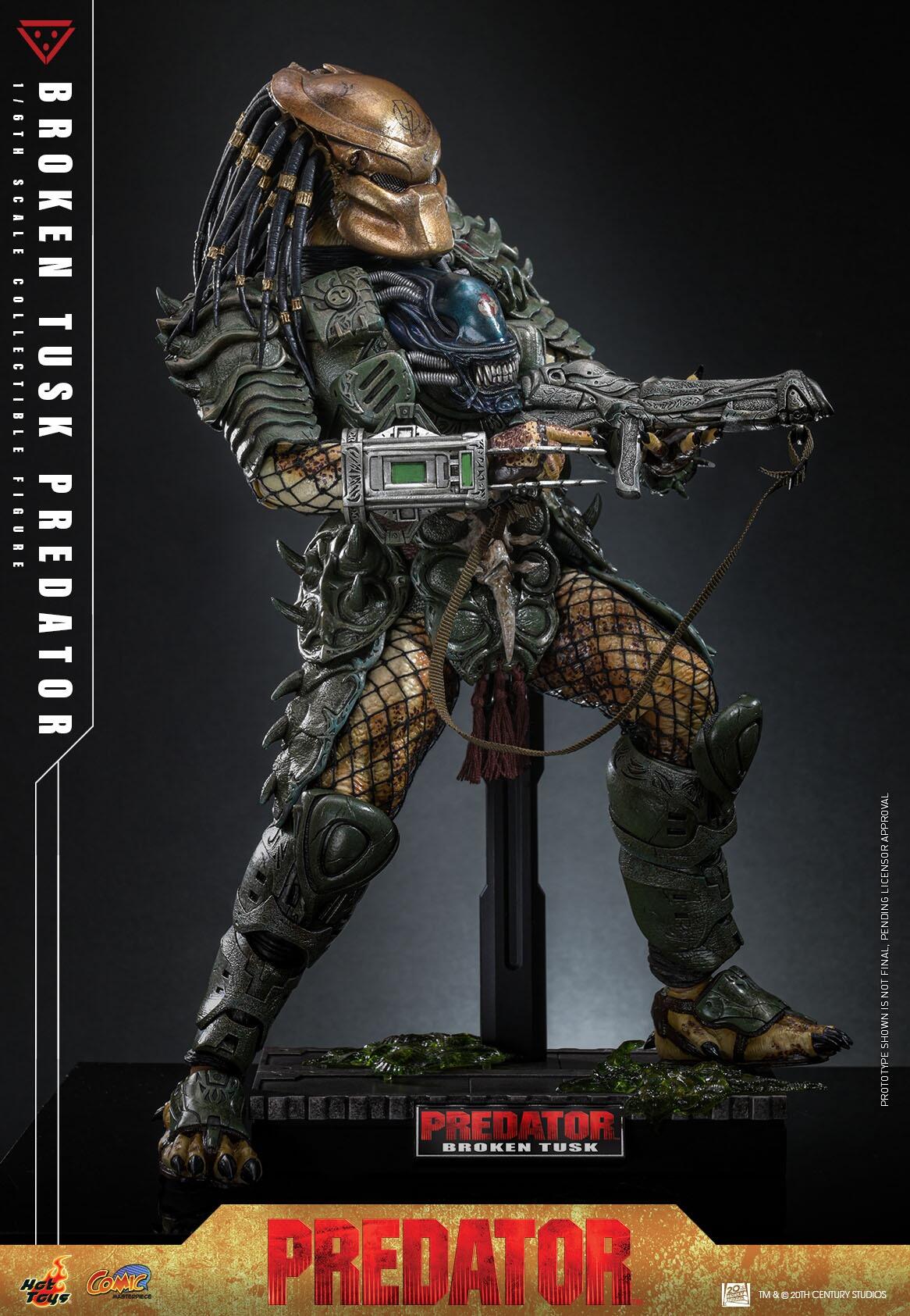 *PRE-ORDER Broken Tusk Predator - Aliens V Predator Hot Toys Collectibles 1/6 Scale Action Figure