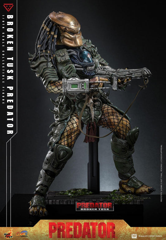 *PRE-ORDER Broken Tusk Predator - Aliens V Predator Hot Toys Collectibles 1/6 Scale Action Figure