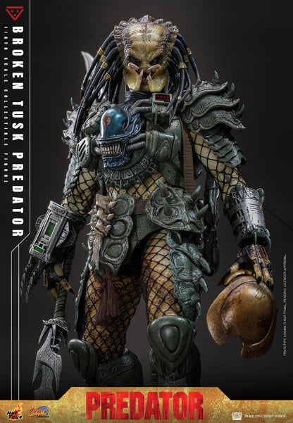 *PRE-ORDER Broken Tusk Predator - Aliens V Predator Hot Toys Collectibles 1/6 Scale Action Figure