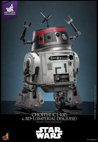 C1-10P Chopper & BD-1 (Imperial Disguise) - Star Wars Hot Toys Exclusive Collectibles 1/6 Scale Action Figure