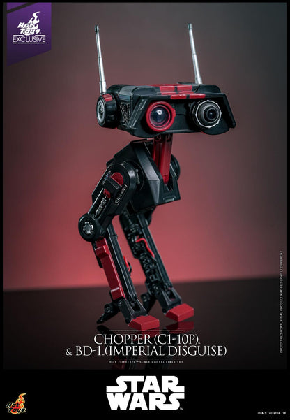 C1-10P Chopper & BD-1 (Imperial Disguise) - Star Wars Hot Toys Exclusive Collectibles 1/6 Scale Action Figure