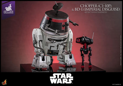 C1-10P Chopper & BD-1 (Imperial Disguise) - Star Wars Hot Toys Exclusive Collectibles 1/6 Scale Action Figure