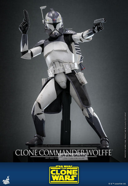 Clone Commander Wolffe - Star Wars: The Clone Wars Hot Toys Collectibles 1/6 Scale Action Figure