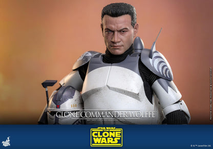 Clone Commander Wolffe - Star Wars: The Clone Wars Hot Toys Collectibles 1/6 Scale Action Figure