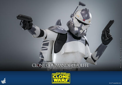 Clone Commander Wolffe - Star Wars: The Clone Wars Hot Toys Collectibles 1/6 Scale Action Figure