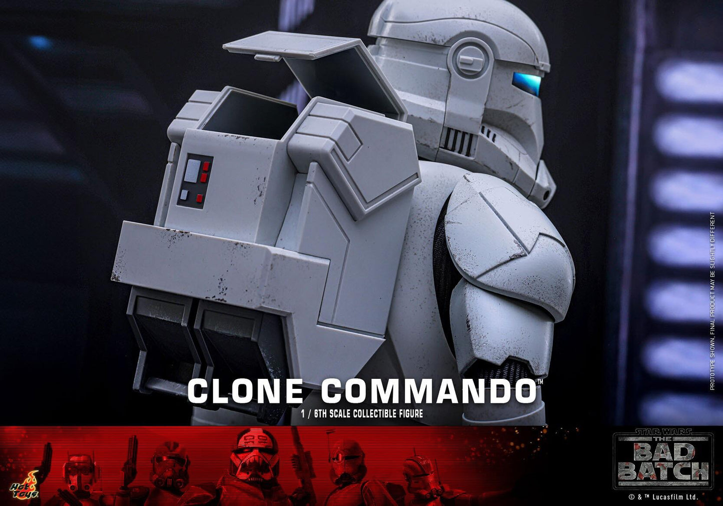 Clone Commando - Star Wars: The Bad Batch Hot Toys Collectibles 1/6 Scale Action Figure