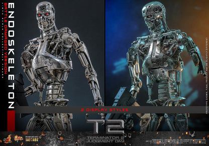 *PRE-ORDER Endoskeleton (Battle Damaged) - Terminator 2 Hot Toys Collectibles 1/6 Scale Action Figure