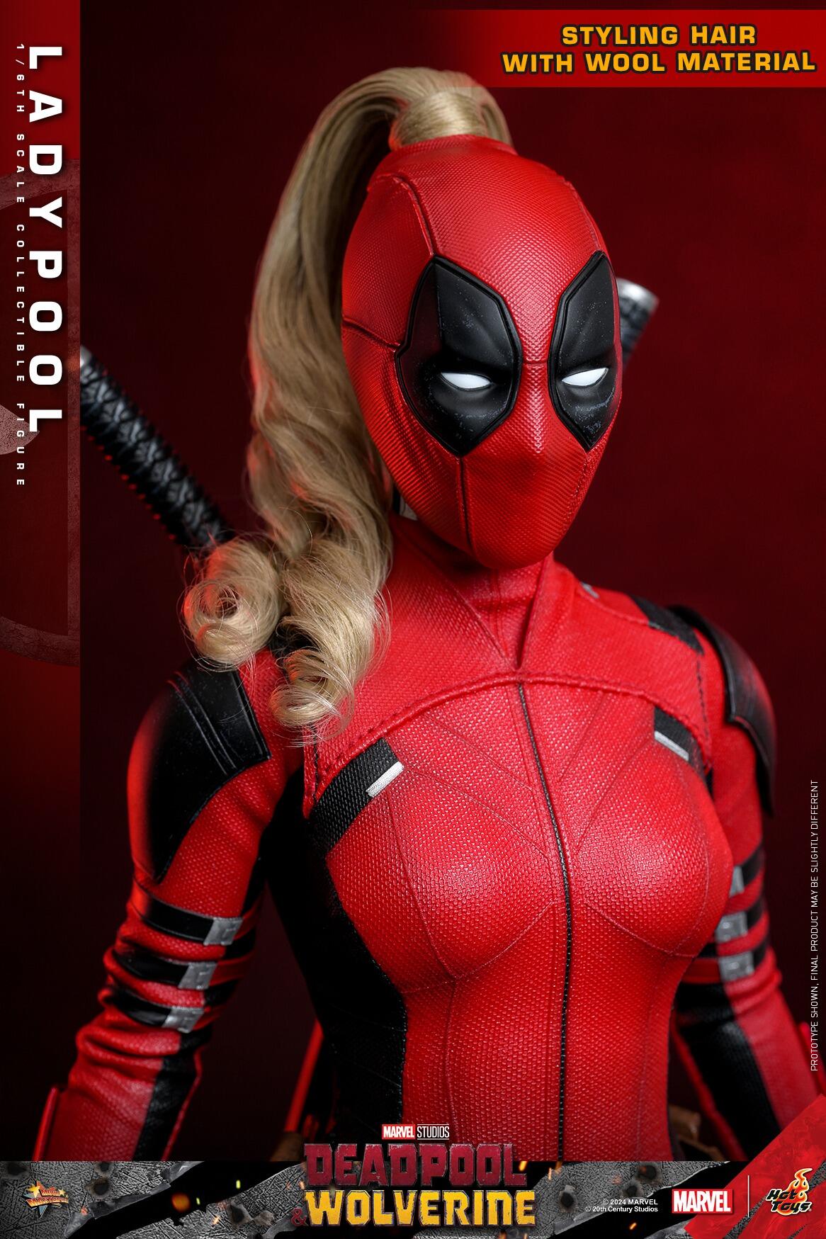 Ladypool - Marvel Deadpool & Wolverine Hot Toys Collectibles 1/6 Scale Action Figure