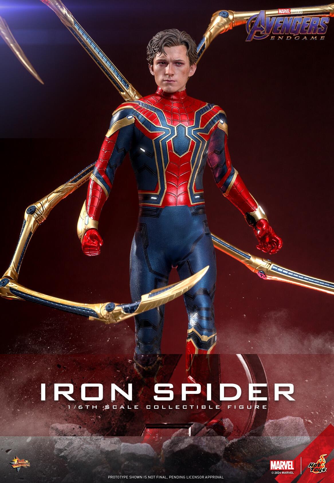 Iron Spider - Marvel Avengers: Endgame Hot Toys Collectibles 1/6 Scale Action Figure
