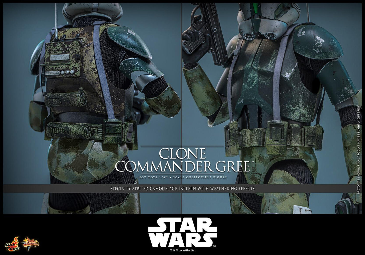 *PRE-ORDER Clone Commander Gree - Star Wars III: Revenge Of The Sith Hot Toys Collectibles 1/6 Scale Action Figure