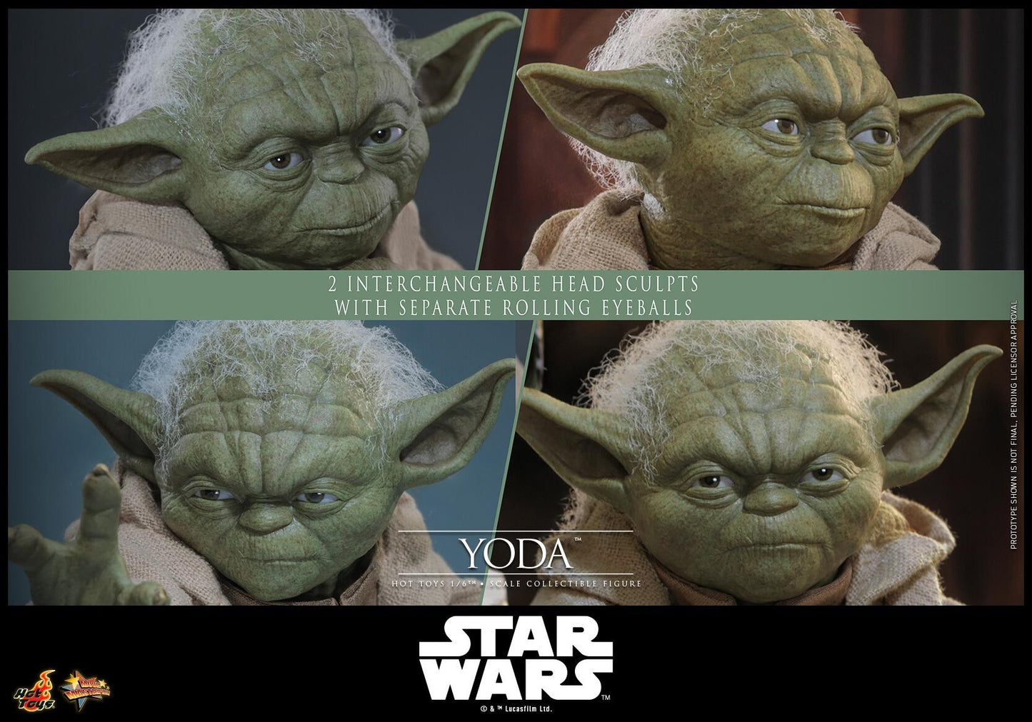 *PRE-ORDER Yoda - Star Wars III: Revenge Of The Sith Hot Toys Collectibles 1/6 Scale Action Figure