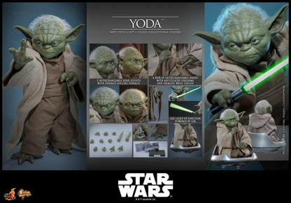 *PRE-ORDER Yoda - Star Wars III: Revenge Of The Sith Hot Toys Collectibles 1/6 Scale Action Figure