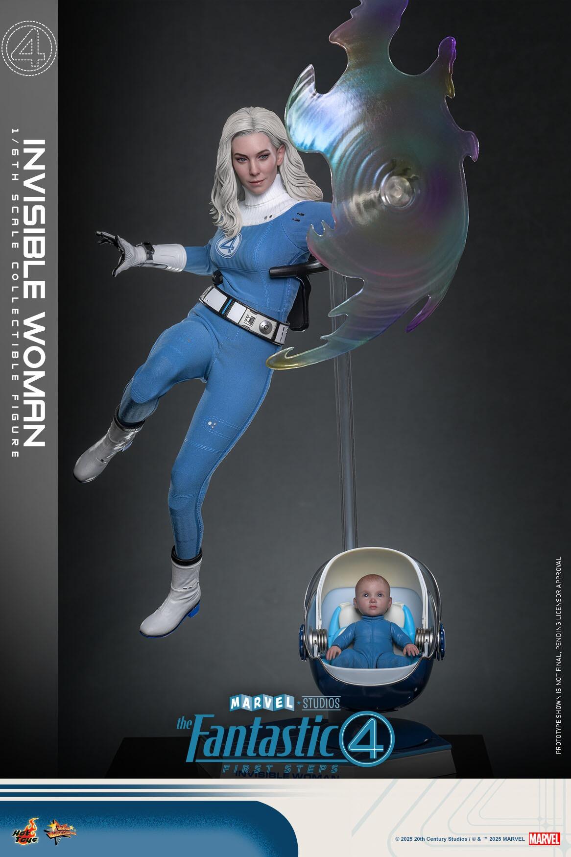 *PRE-ORDER Invisible Woman - Fantastic Four: First Steps Marvel Hot Toys Collectibles 1/6 Scale Action Figure