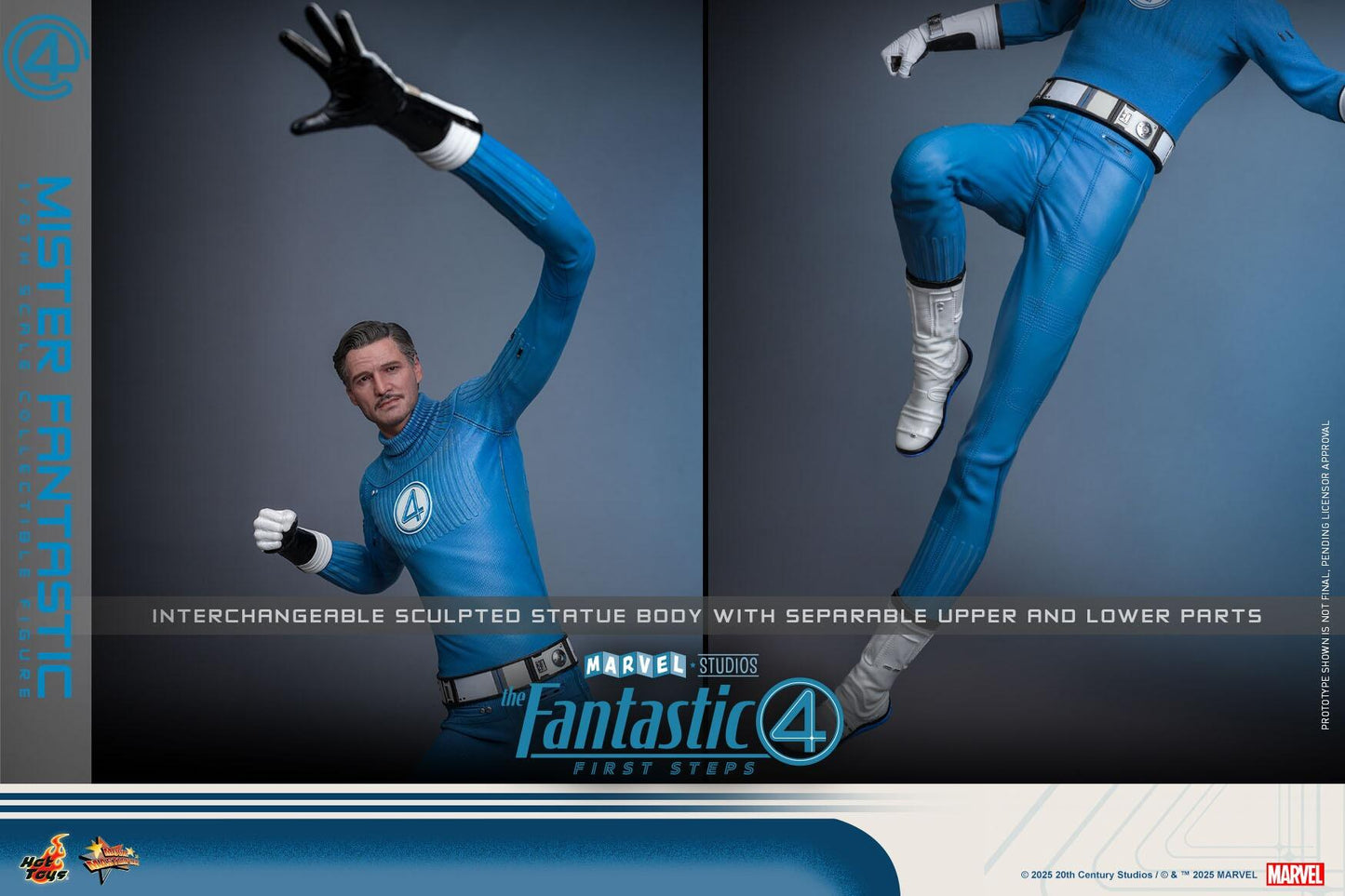 *PRE-ORDER Mr Fantastic - Fantastic Four: First Steps Marvel Hot Toys Collectibles 1/6 Scale Action Figure