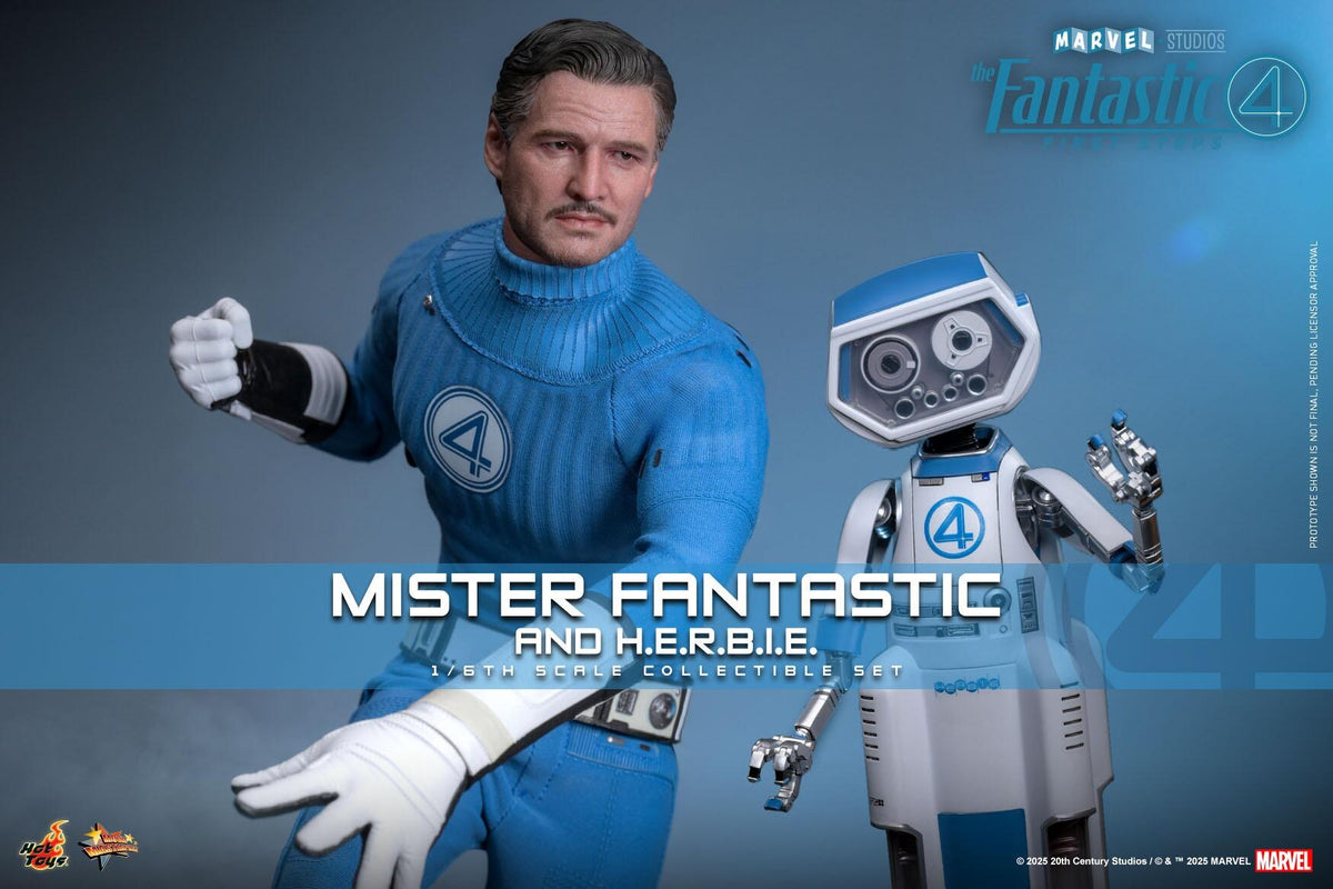 *PRE-ORDER Mr Fantastic (With H.E.R.B.I.E) - Fantastic Four: First Steps Marvel Hot Toys Collectibles 1/6 Scale Action Figure