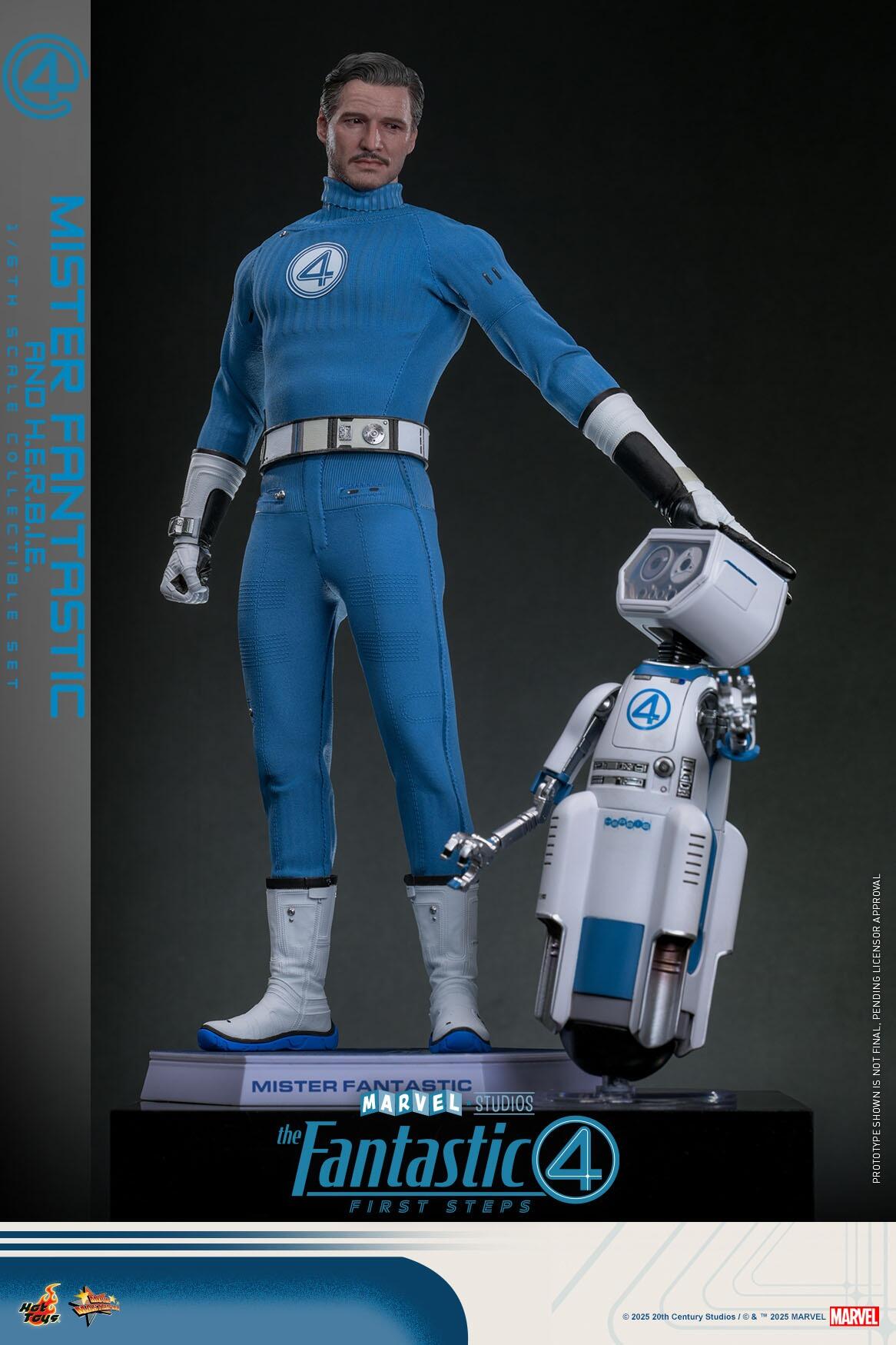 *PRE-ORDER Mr Fantastic (With H.E.R.B.I.E) - Fantastic Four: First Steps Marvel Hot Toys Collectibles 1/6 Scale Action Figure