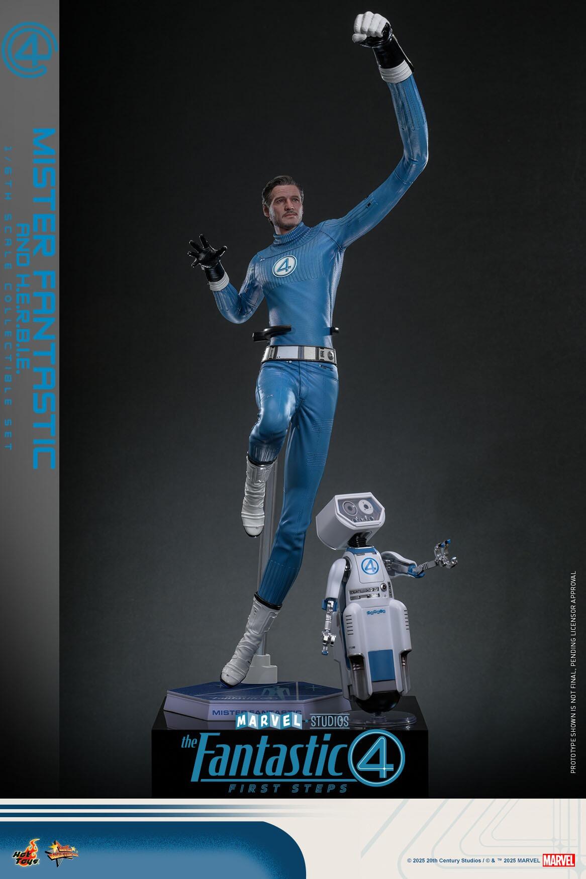*PRE-ORDER Mr Fantastic (With H.E.R.B.I.E) - Fantastic Four: First Steps Marvel Hot Toys Collectibles 1/6 Scale Action Figure