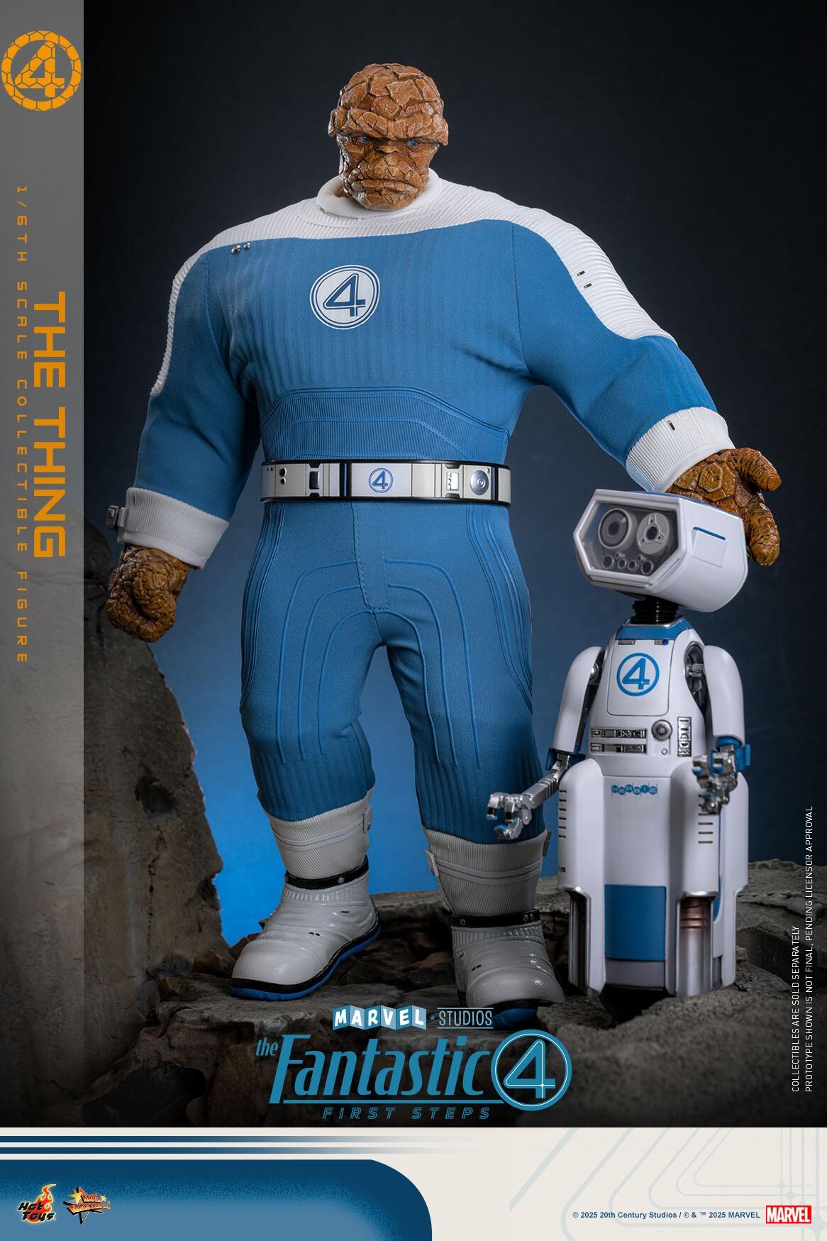 The Thing - Fantastic Four: First Steps Marvel Hot Toys Collectibles 1/6 Scale Action Figure