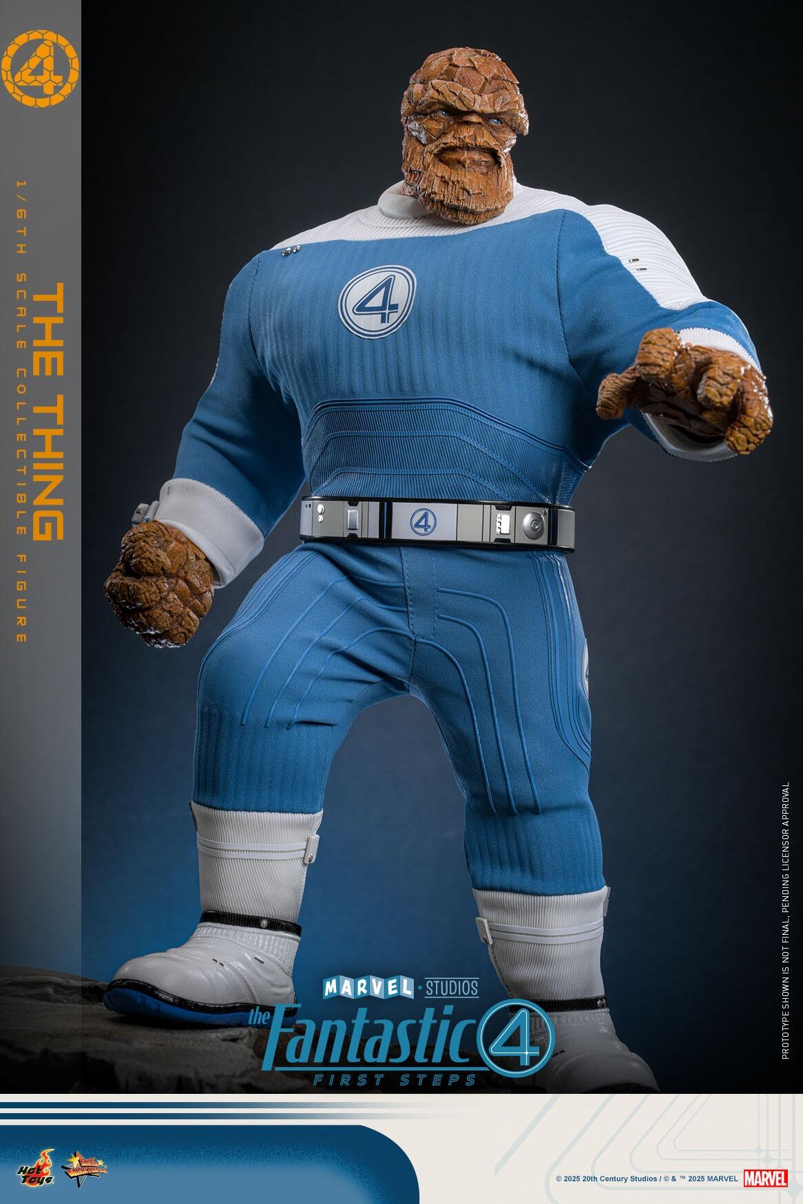 The Thing - Fantastic Four: First Steps Marvel Hot Toys Collectibles 1/6 Scale Action Figure