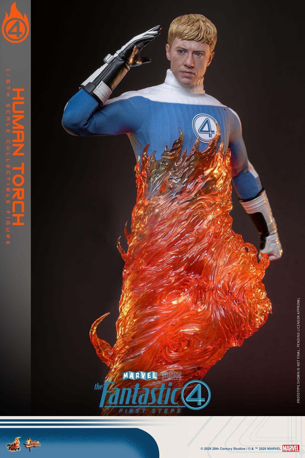 *PRE-ORDER Human Torch - Fantastic Four: First Steps Marvel Hot Toys Collectibles 1/6 Scale Action Figure