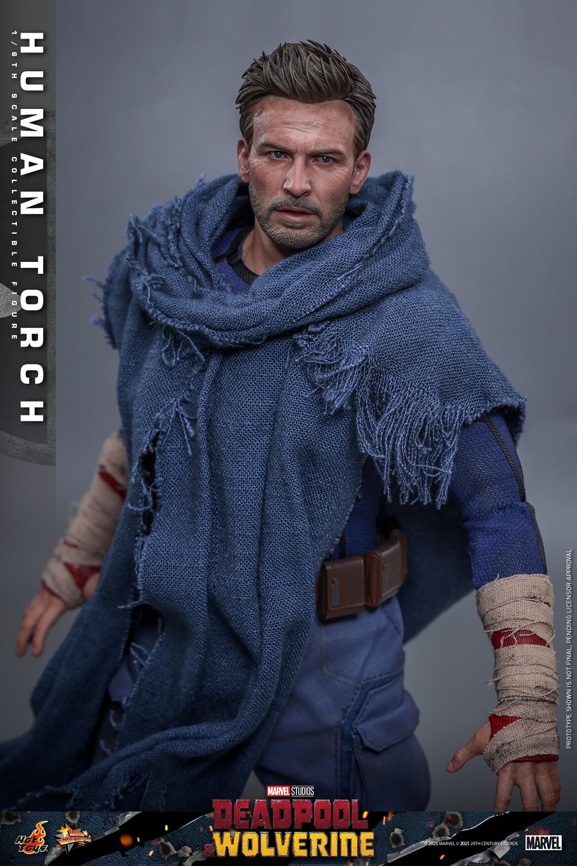 Human Torch - Marvel Deadpool & Wolverine Hot Toys Collectibles 1/6 Scale Action Figure