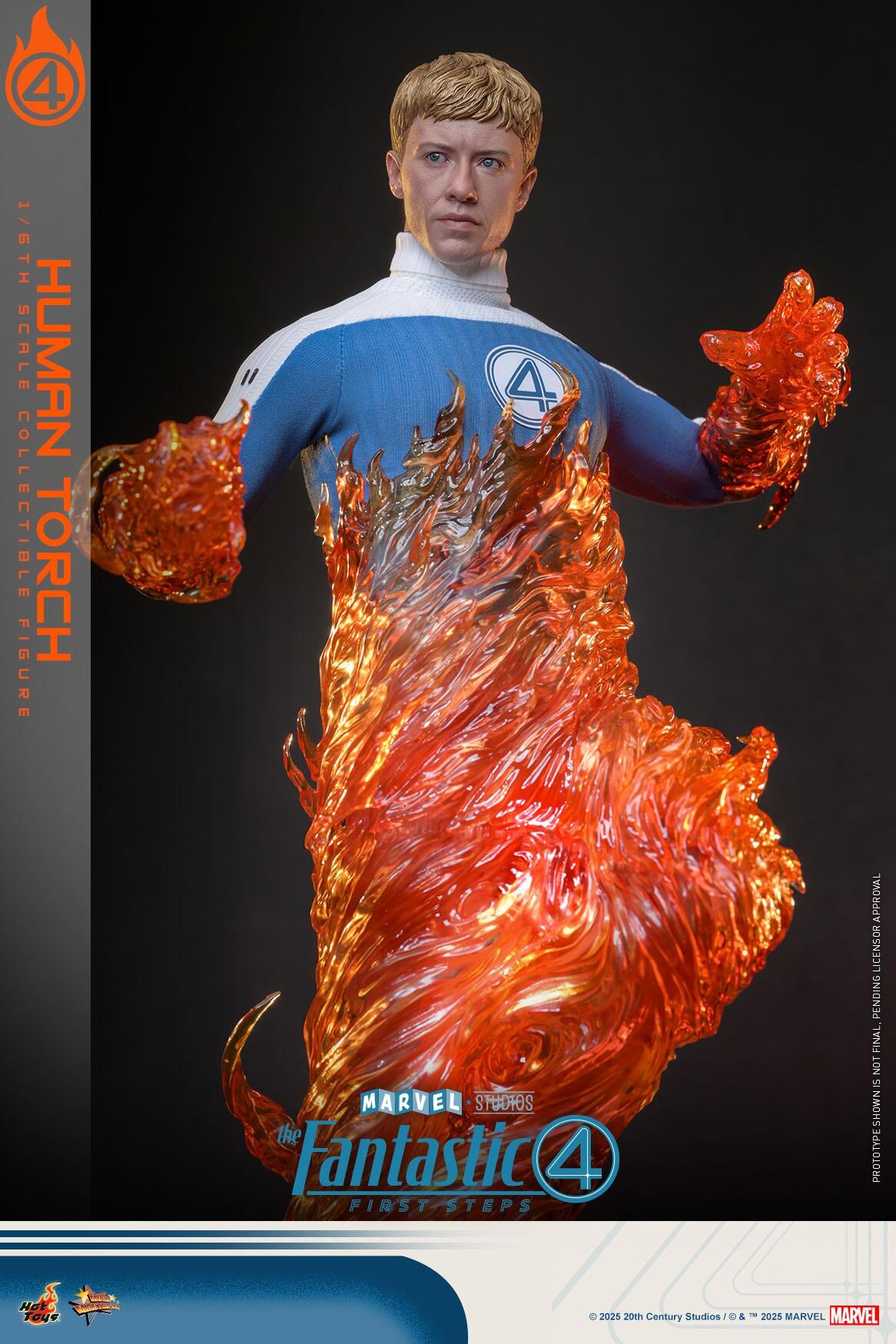 *PRE-ORDER Human Torch - Fantastic Four: First Steps Marvel Hot Toys Collectibles 1/6 Scale Action Figure
