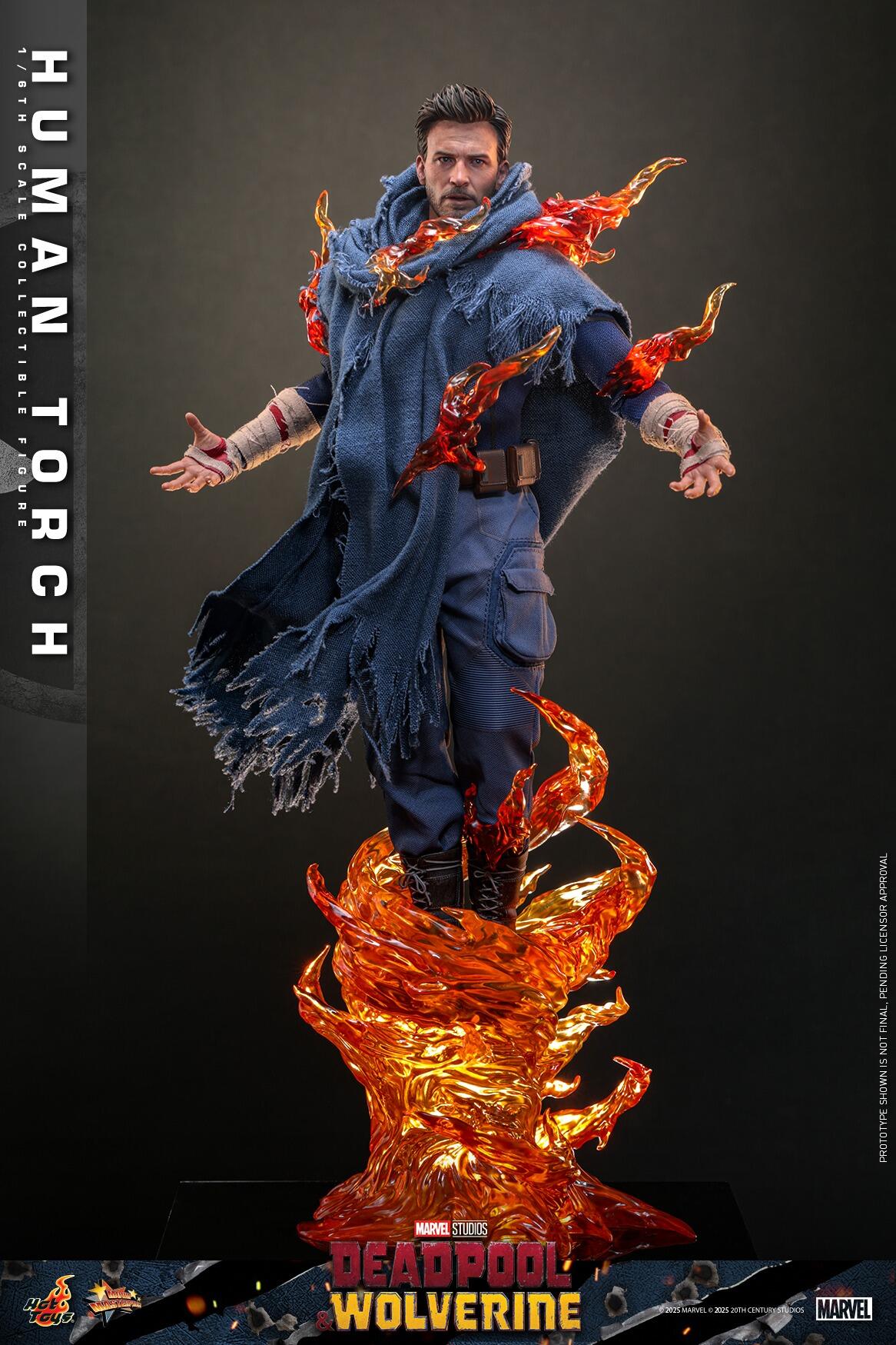 Human Torch - Marvel Deadpool & Wolverine Hot Toys Collectibles 1/6 Scale Action Figure