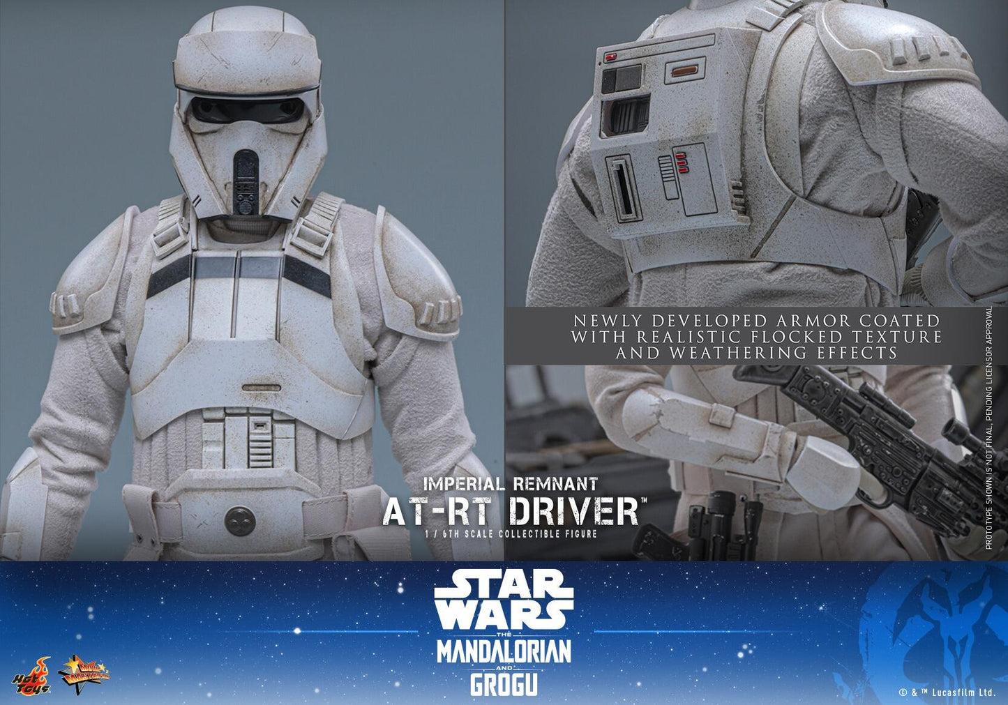 *PRE-ORDER Imperial Remnant AT-RT Driver - Star Wars: The Mandalorian & Grogu Hot Toys Collectibles 1/6 Scale Action Figure
