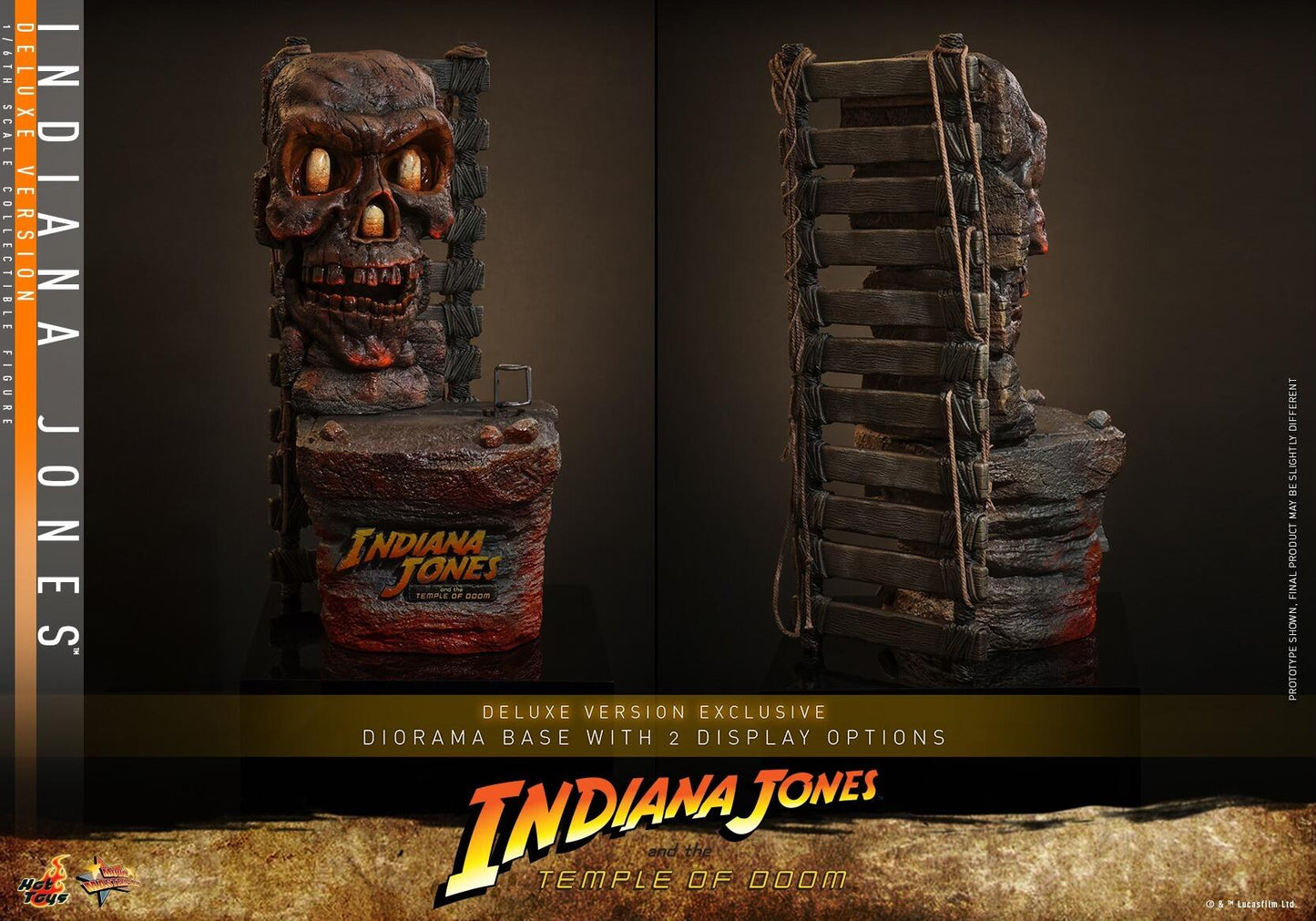 *PRE-ORDER Indiana Jones (Deluxe) - Indiana Jones & The Temple Of Doom Hot Toys Collectibles 1/6 Scale Action Figure