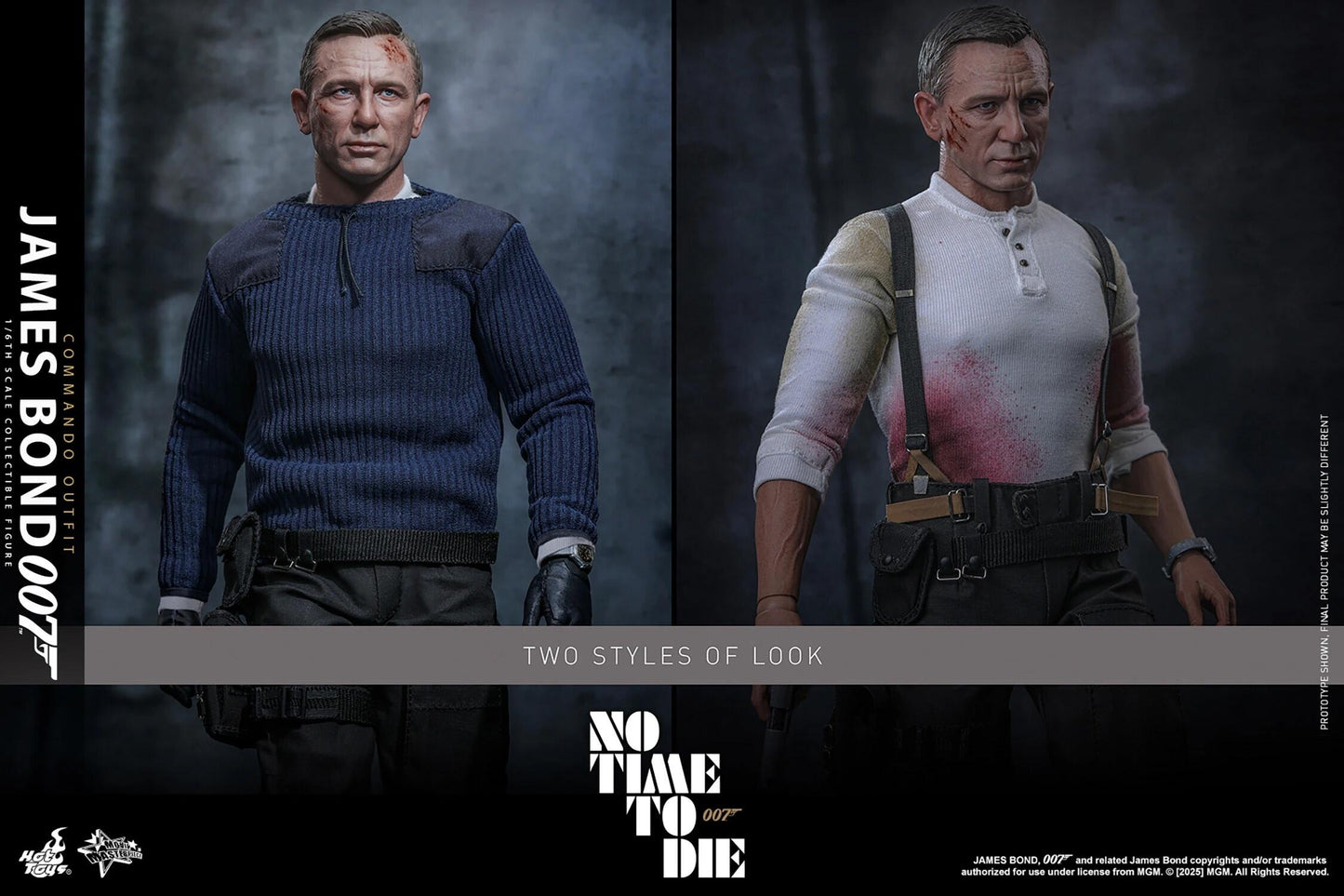 James Bond (Commando Outfit) - No Time To Die Hot Toys Collectibles 1/6 Scale Action Figure