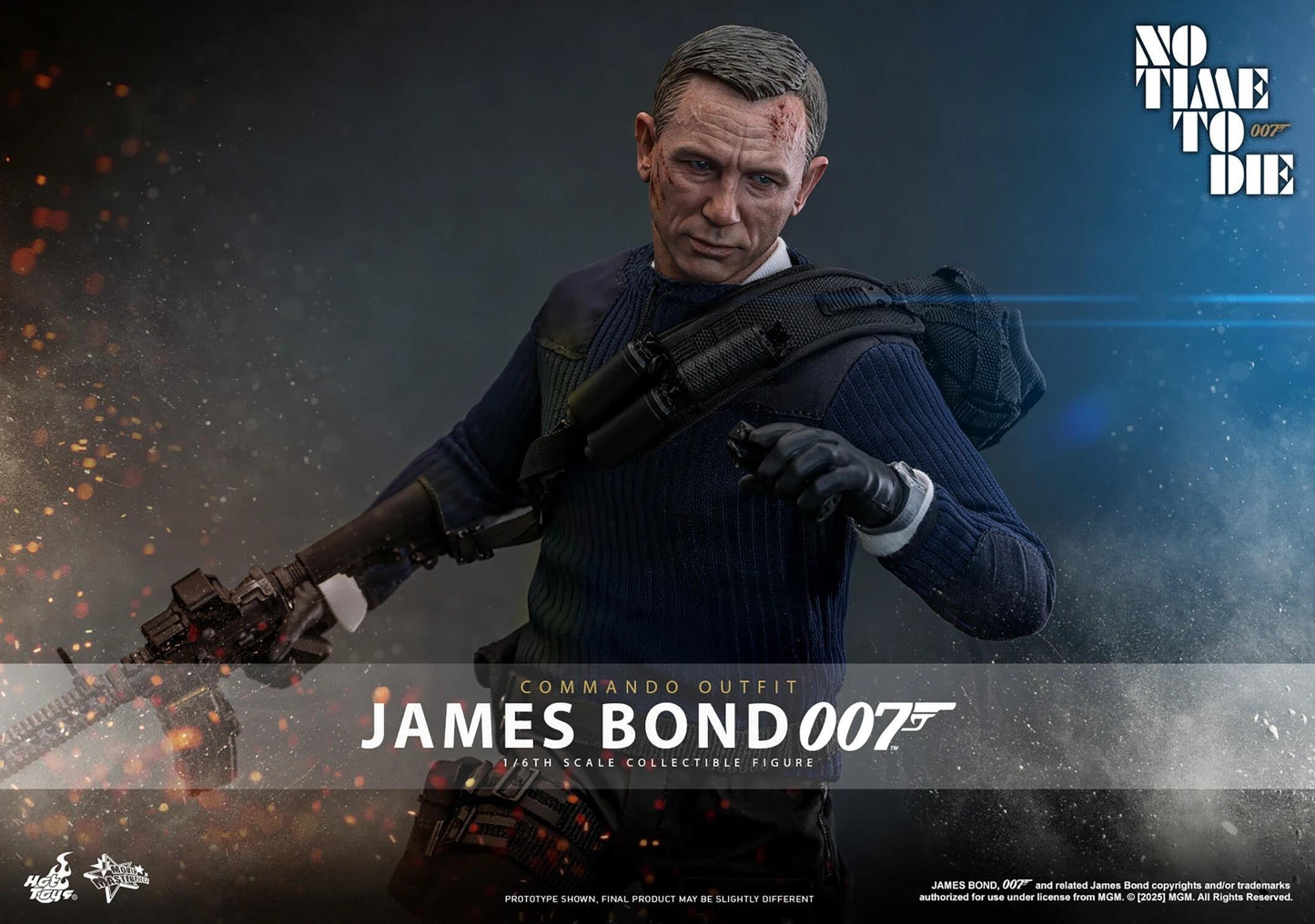James Bond (Commando Outfit) - No Time To Die Hot Toys Collectibles 1/6 Scale Action Figure