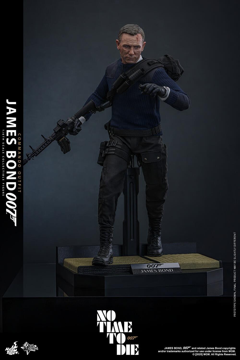 James Bond (Commando Outfit) - No Time To Die Hot Toys Collectibles 1/6 Scale Action Figure
