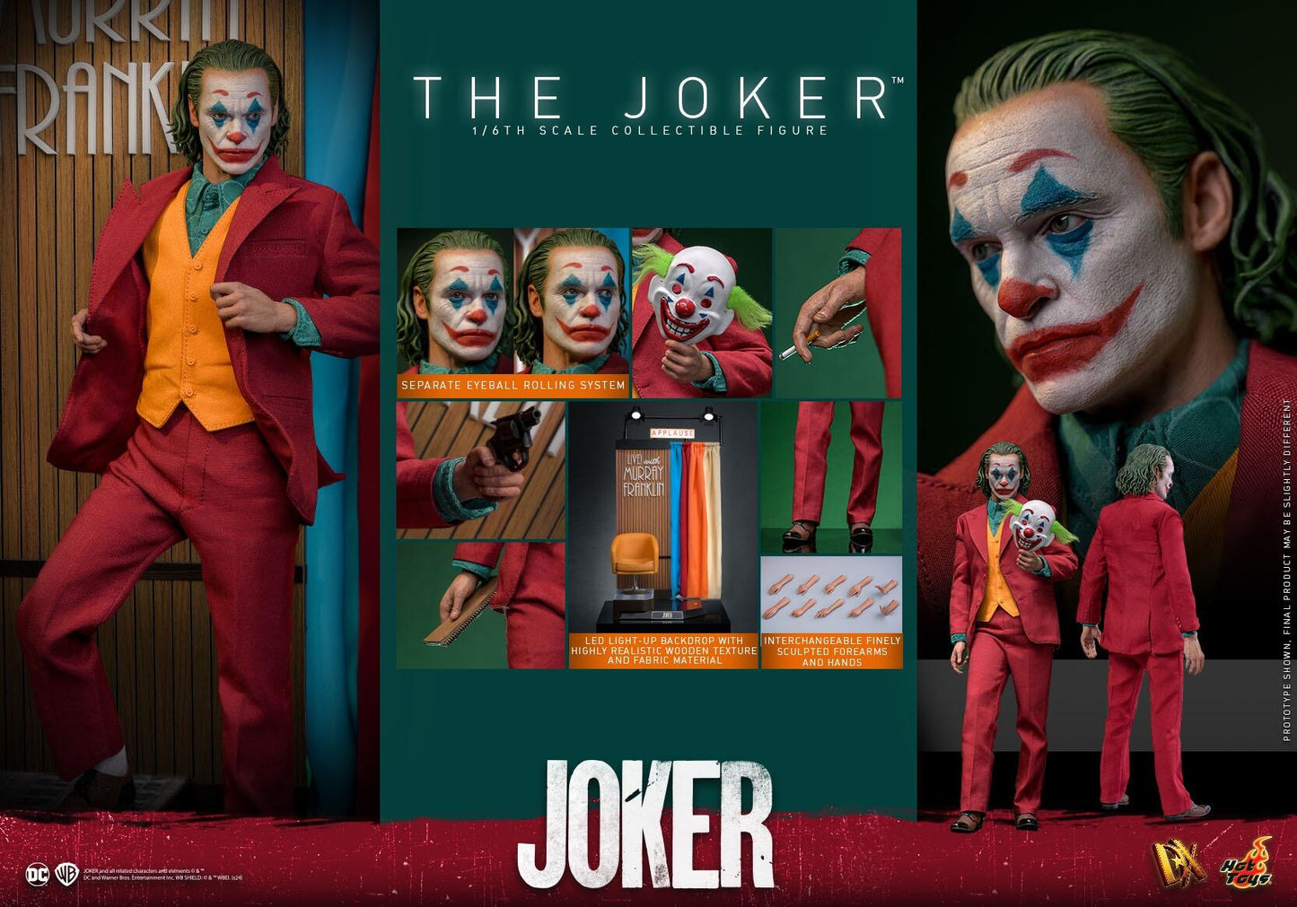 Joker - The Joker Movie Hot Toys Collectibles 1/6 Scale Action Figure