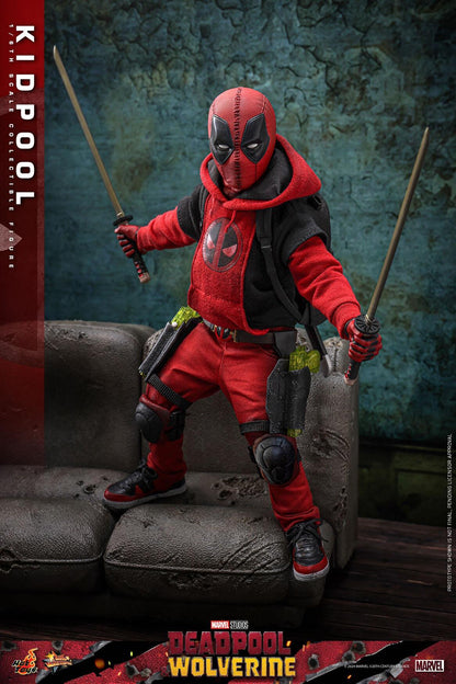 Kidpool - Marvel Deadpool & Wolverine Hot Toys Collectibles 1/6 Scale Action Figure