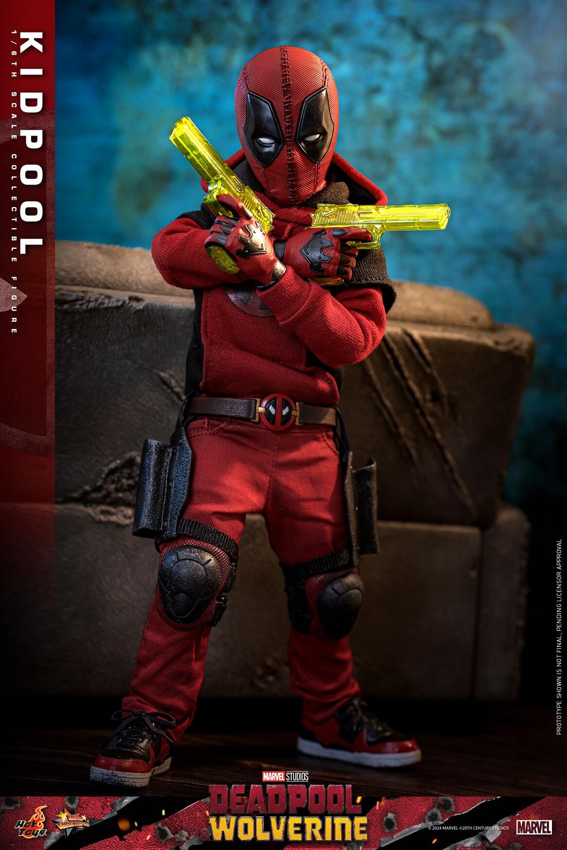 Kidpool - Marvel Deadpool & Wolverine Hot Toys Collectibles 1/6 Scale Action Figure
